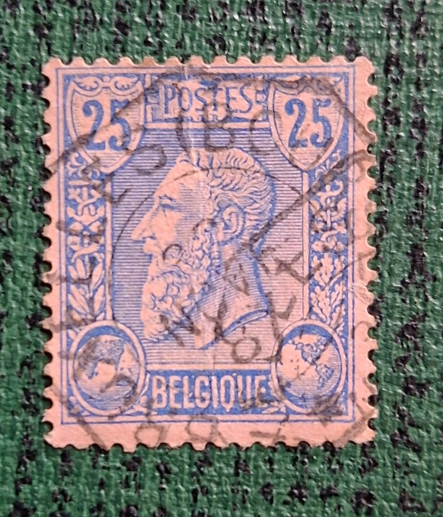 Timbre OBP 48 de Belgique, Enlèvement ou Envoi, Chefs d'Etat, Affranchi, Timbre-poste