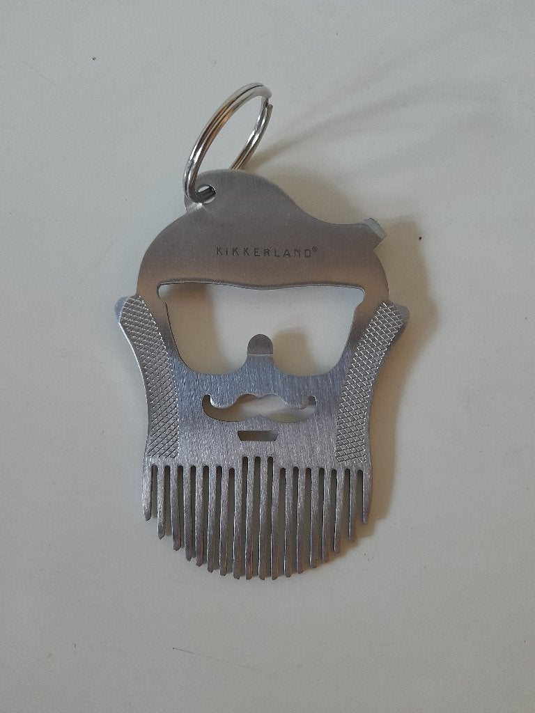 Kikkerland - homme designer avec barbe, gadget multitool, Enlèvement ou Envoi, Neuf, Outil multifonction