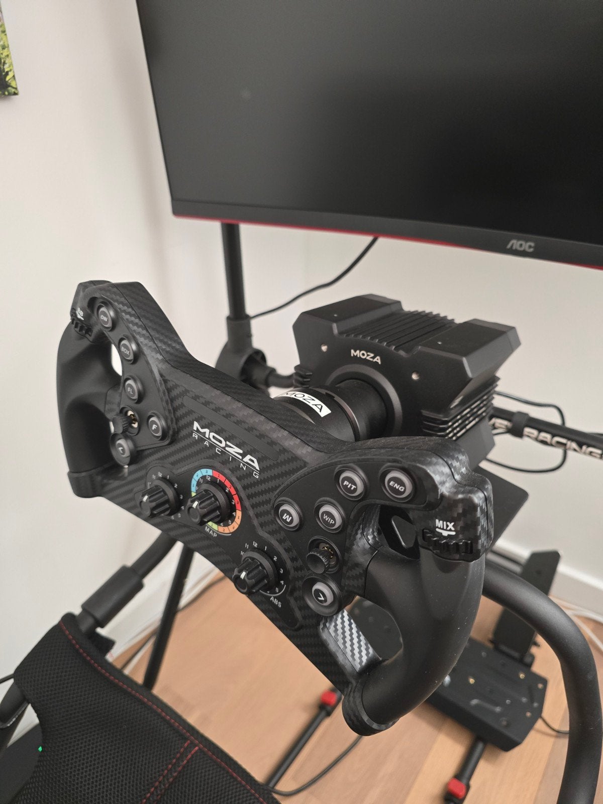 MOZA R9 V3 + KS + SR-P bundel, Computers en Software, Ophalen, Zo goed als nieuw, Moza Racing