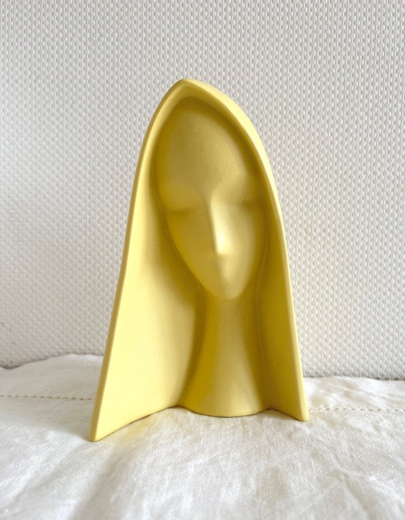 Posture Vierge Marie jaune pastel - Goebel 1958, Antiek en Kunst, Ophalen of Verzenden