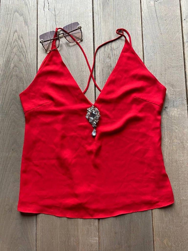 Women's tank top, Kleding | Dames, Maat 38/40 (M), H&M, Ophalen of Verzenden, Zo goed als nieuw