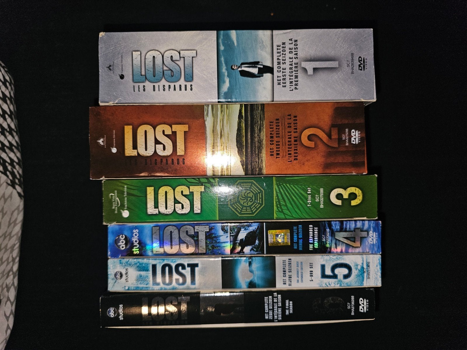 Lost complete serie, CD & DVD, Cassettes audio, Enlèvement