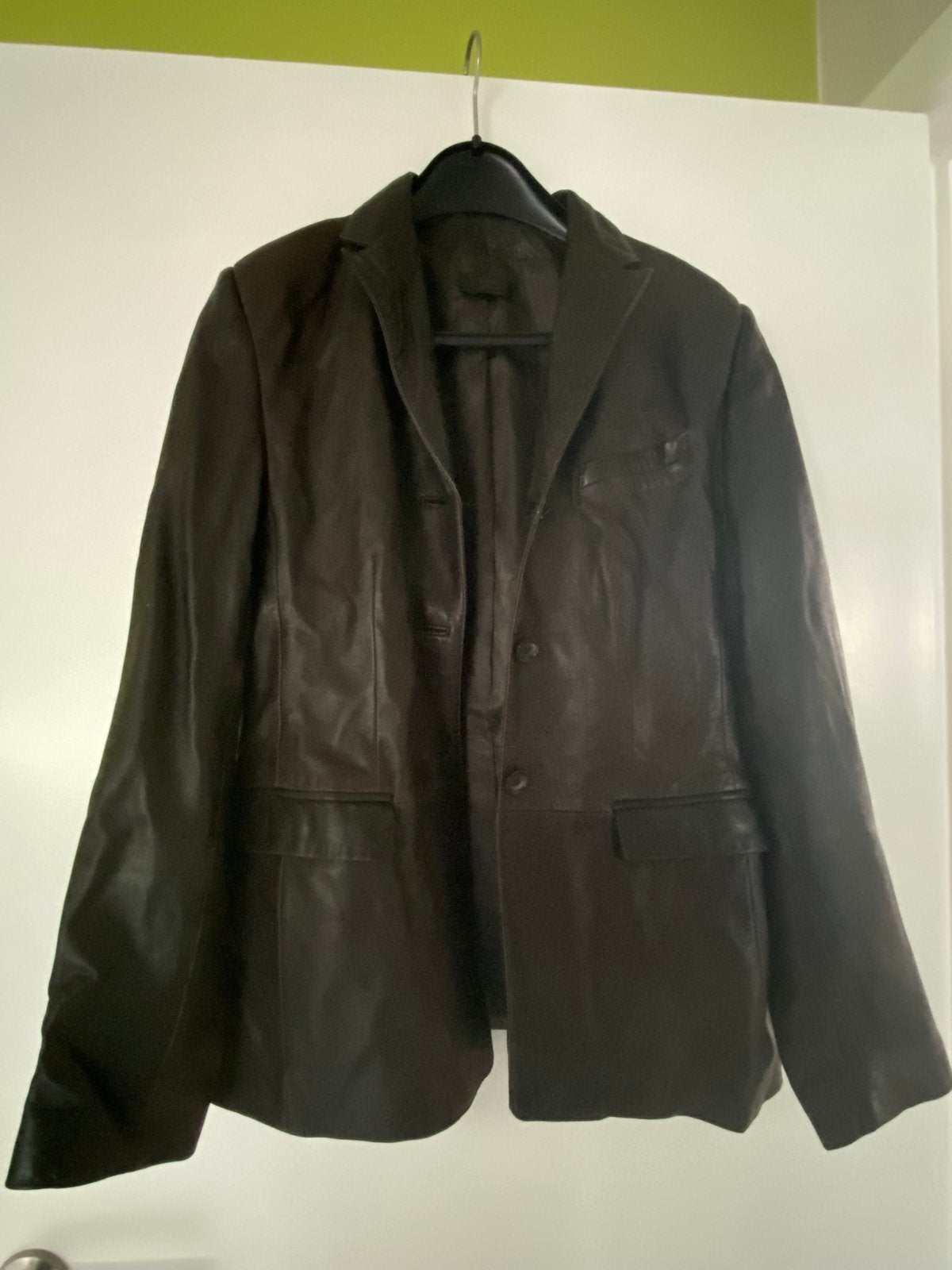 Veste en cuir Natan, Vêtements | Femmes, Vestes & Costumes, Taille 42/44 (L), Enlèvement ou Envoi, Comme neuf, Brun