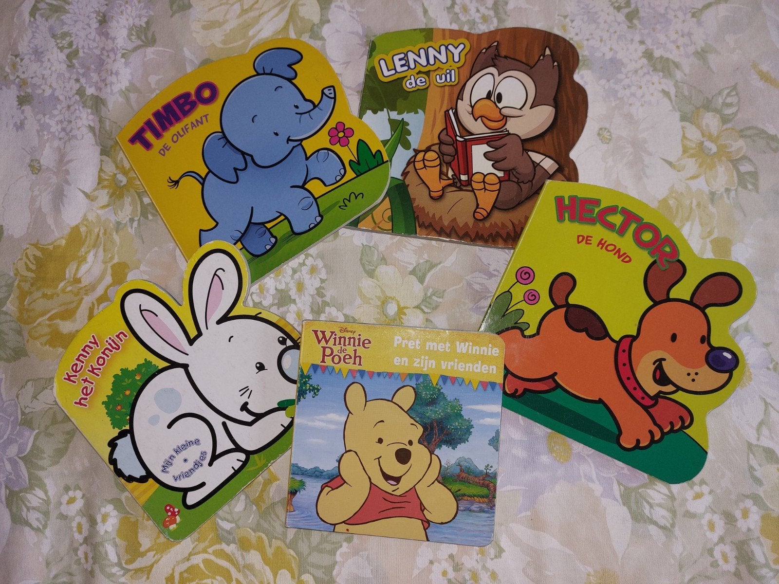 set van 5 kinderboekjes (karton), Boeken, Ophalen