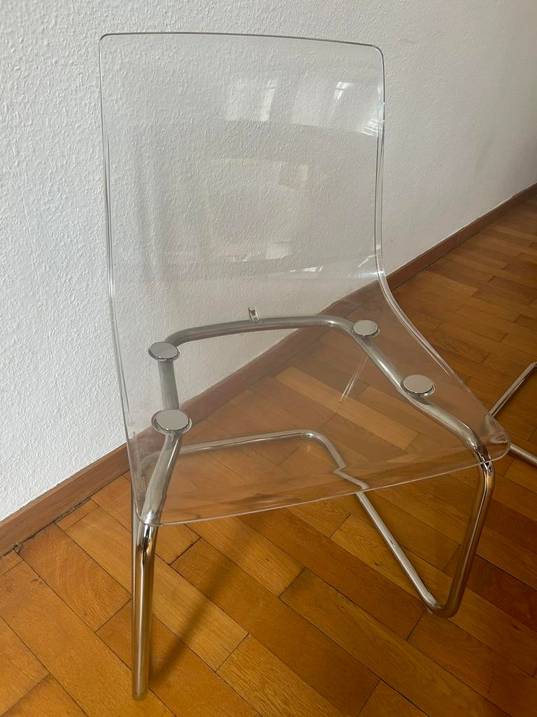 Ikea clear chairs IKEA chaise, Antiquités & Art, Enlèvement ou Envoi