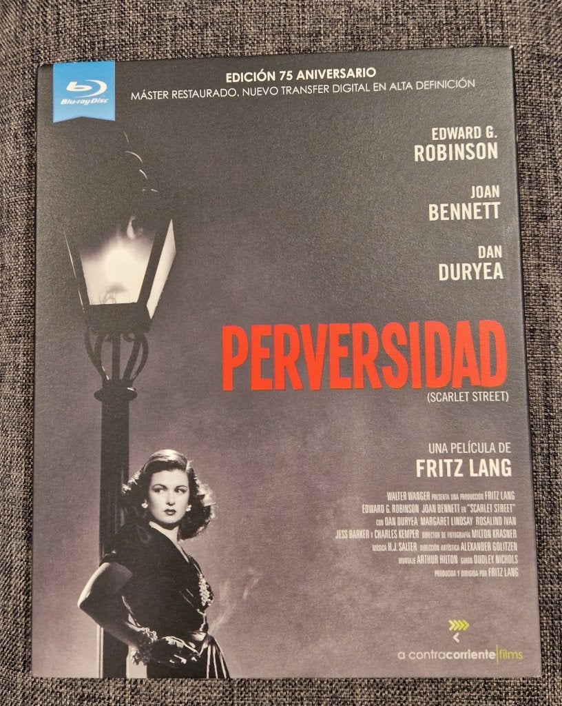 Blu-Ray « Scarlet Street » de Fritz Lang, Anglais, Film, Comme neuf, Enlèvement
