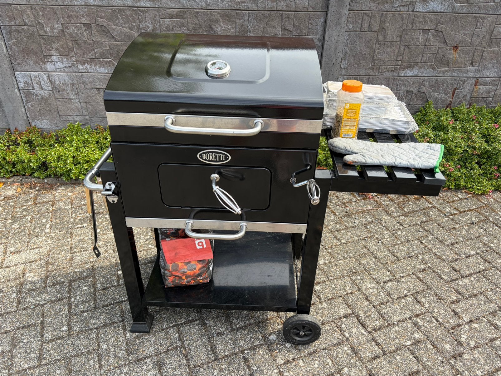 Barbecue Boretti Carbone, Tuin en Terras, Ophalen, Gebruikt