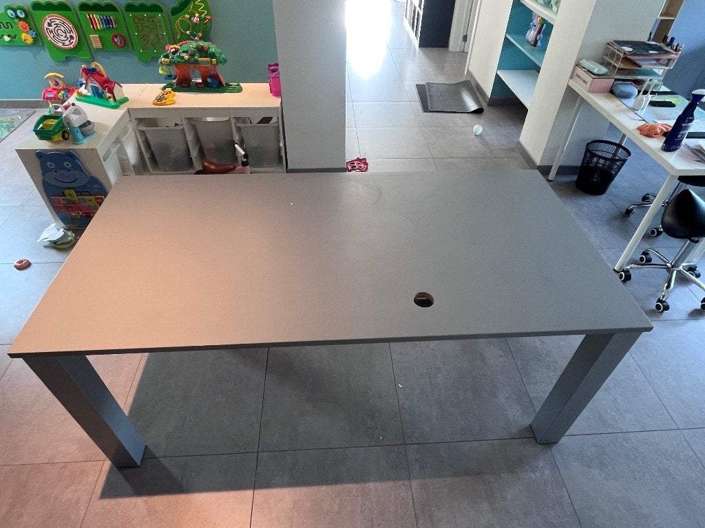 Tafel - gratis, Maison & Meubles, Tables | Tables à manger, Utilisé, 50 à 100 cm, 150 à 200 cm, Cinq personnes ou plus, Rectangulaire