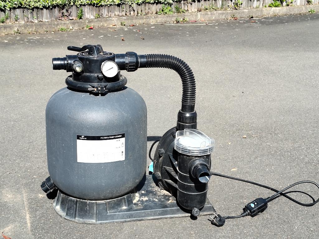 Pompe - Filtre à sable piscine Hydro-S FSP350-4w, Enlèvement, Utilisé, Pompe