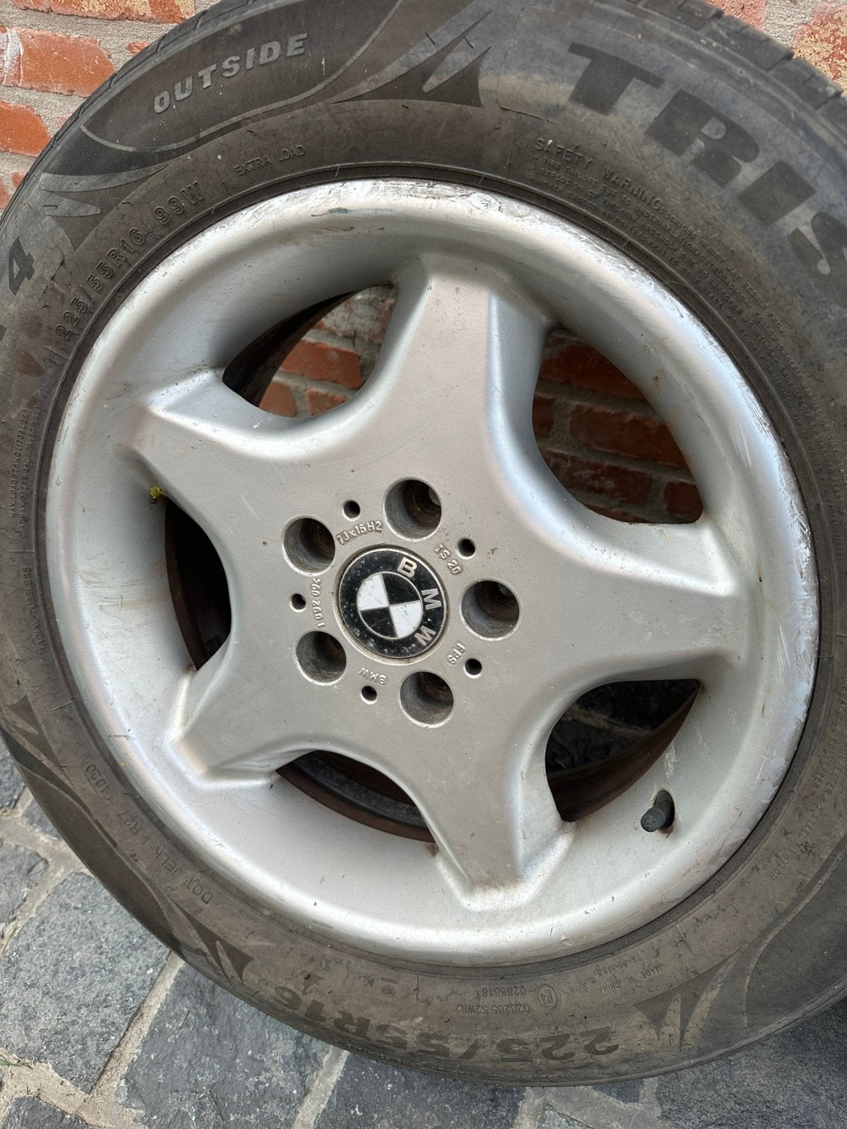 Bmw e34 velgen, Auto-onderdelen, Ophalen, 16 inch, Band(en)