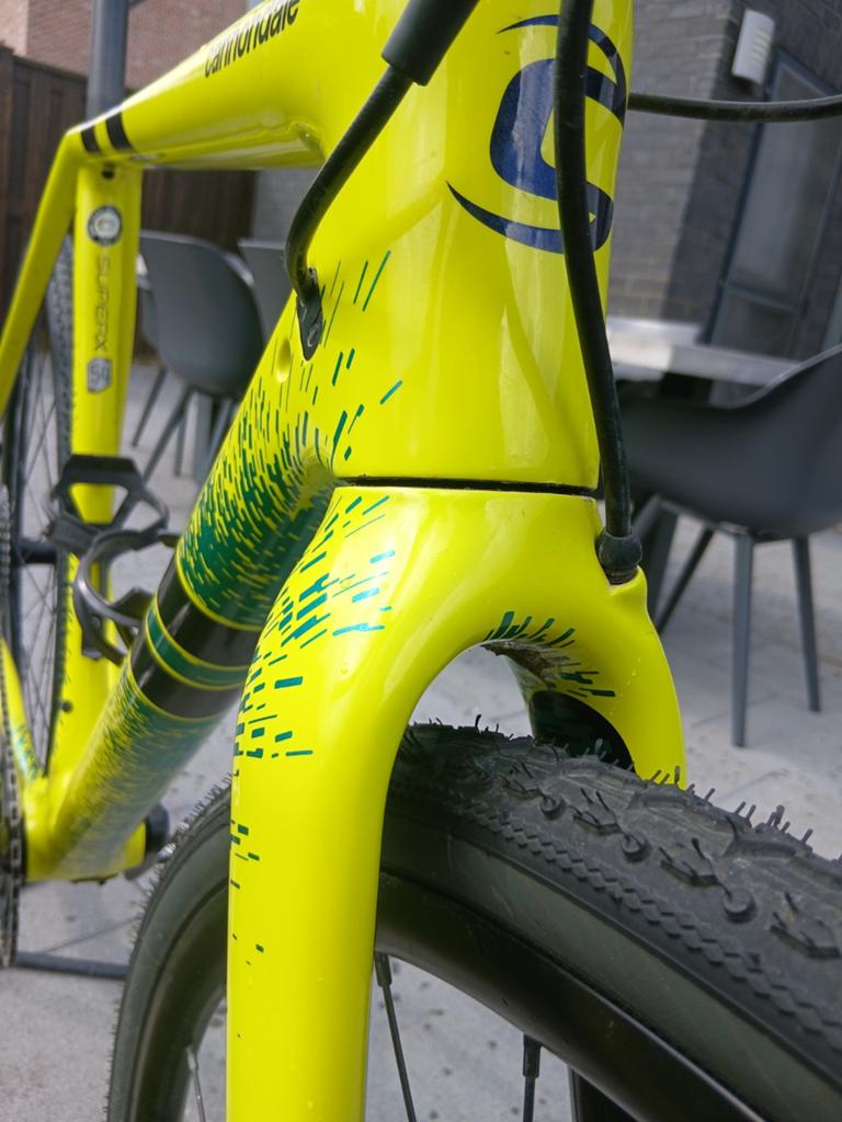 Cannondale gravelbike, Ophalen