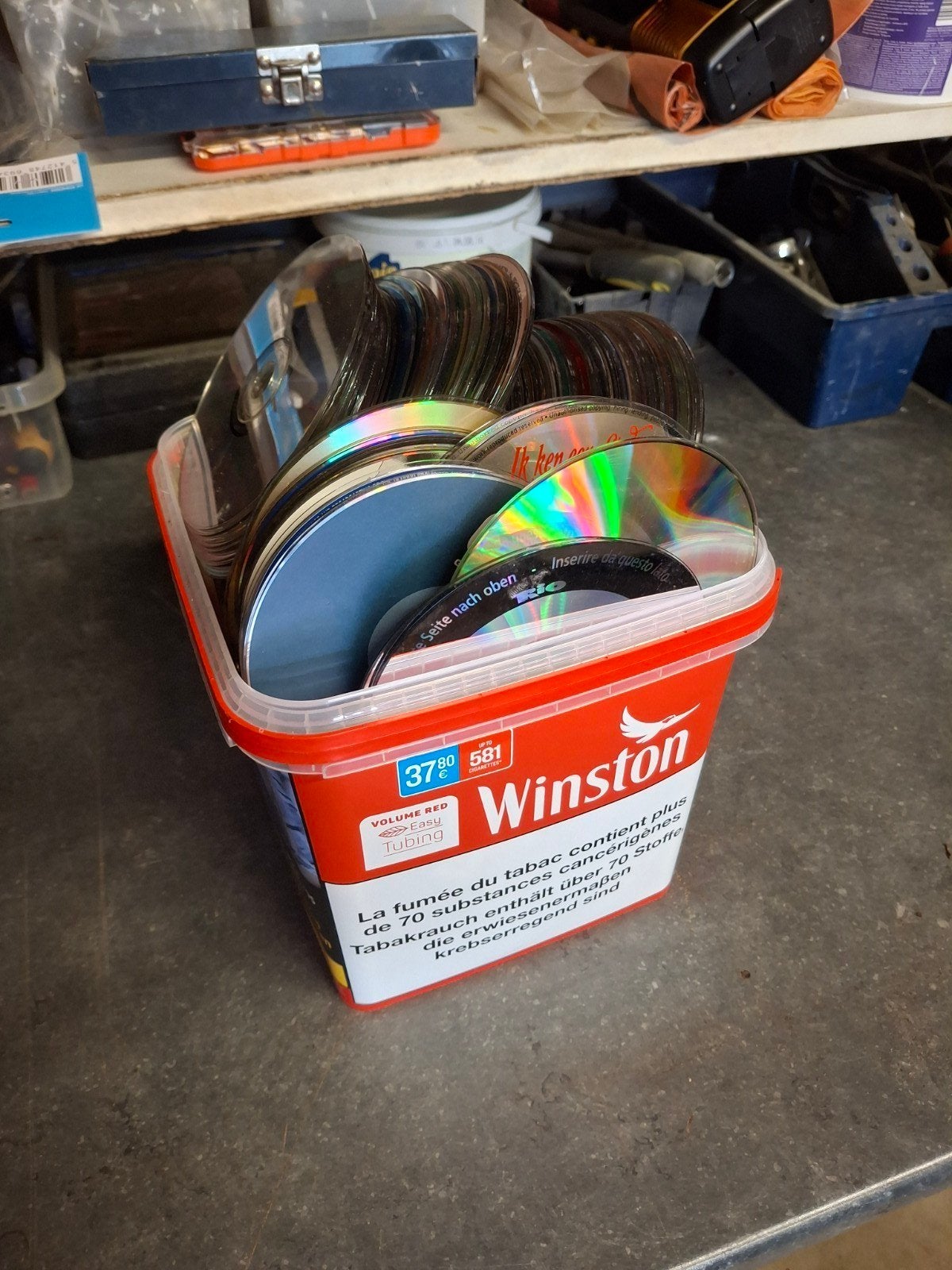 Paar honderd gebruikte cd schijfjes gratis, Ophalen of Verzenden