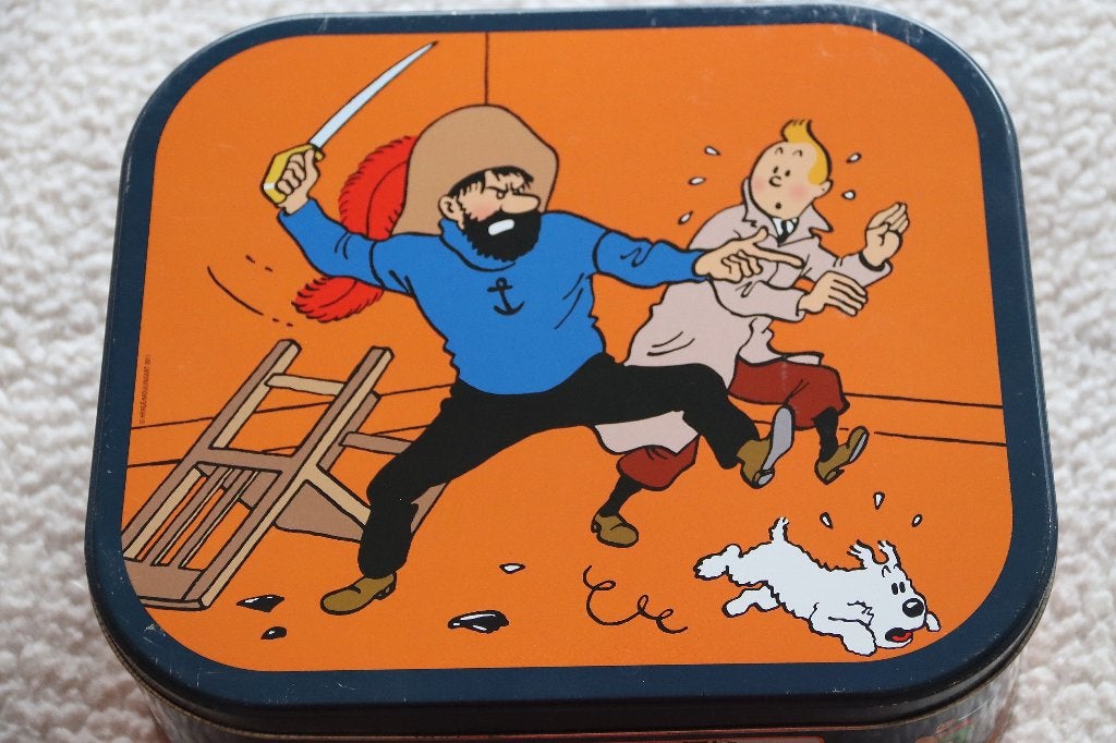 kuifje doos, Ophalen, Zo goed als nieuw, Koek(jes), Overige merken