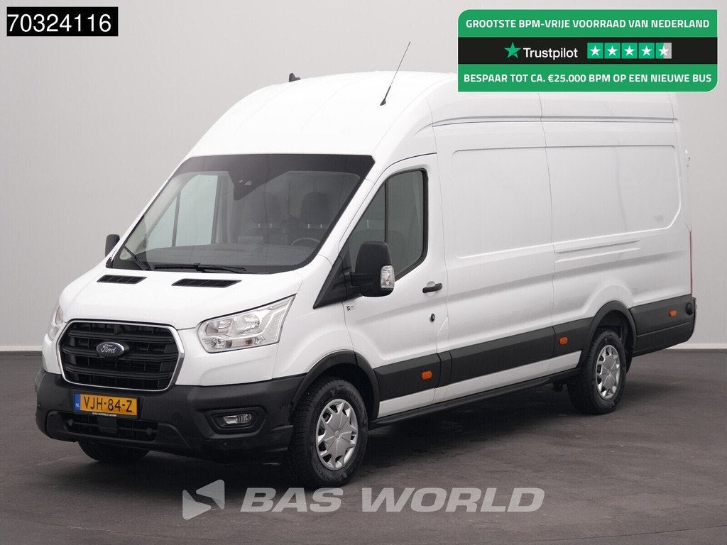 Ford Transit 170pk Automaat L4H3 Airco Cruise Camera Parkeer, Automaat, Stof, Euro 6, 4 cilinders