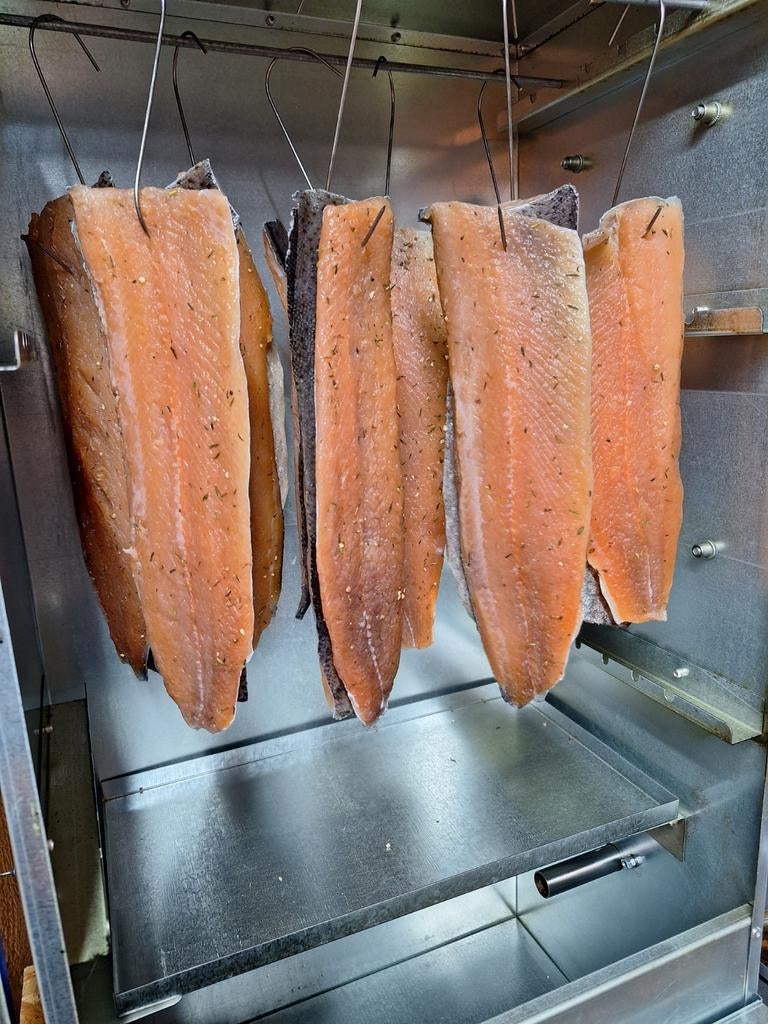 Filets de truites fumé., Enlèvement