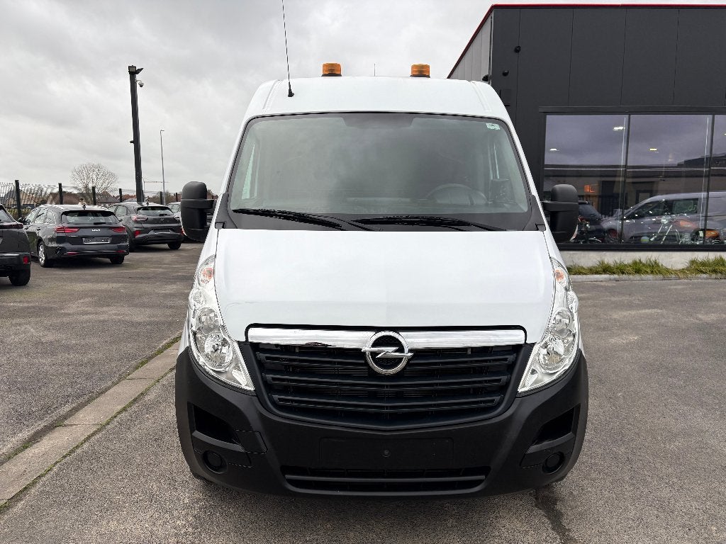 Opel Movano L2H2 met laadbrug 1ste eig ohboek airco camera, Voorwielaandrijving, Dealer onderhouden, Stof, 4 cilinders