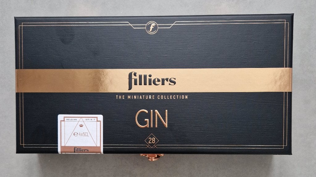 Filliers Dry Gin Miniatures Collection Box 46% 4x5cl, Enlèvement, Neuf