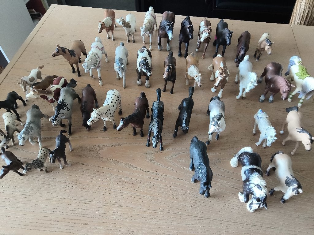 Schleich paarden, Ophalen, Gebruikt