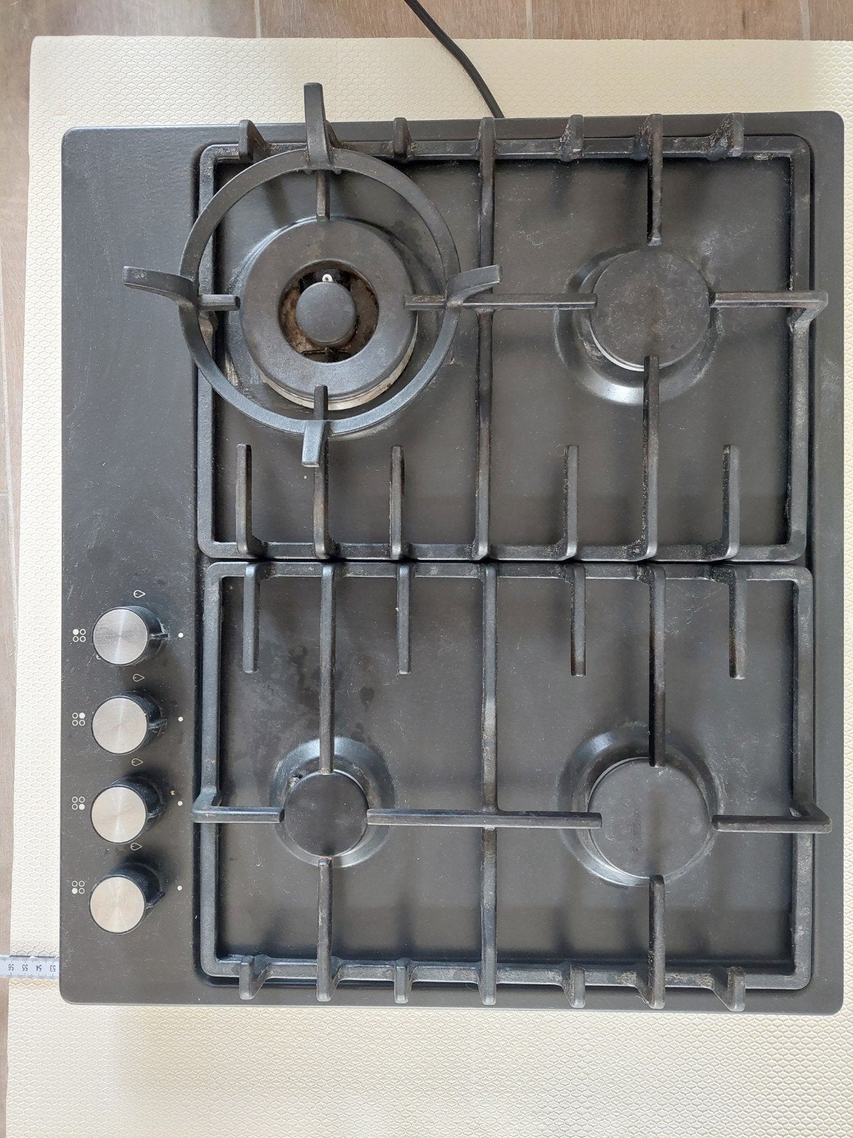 Gasvuur, Electroménager, Enlèvement, Comme neuf, Induction, 4 zones de cuisson