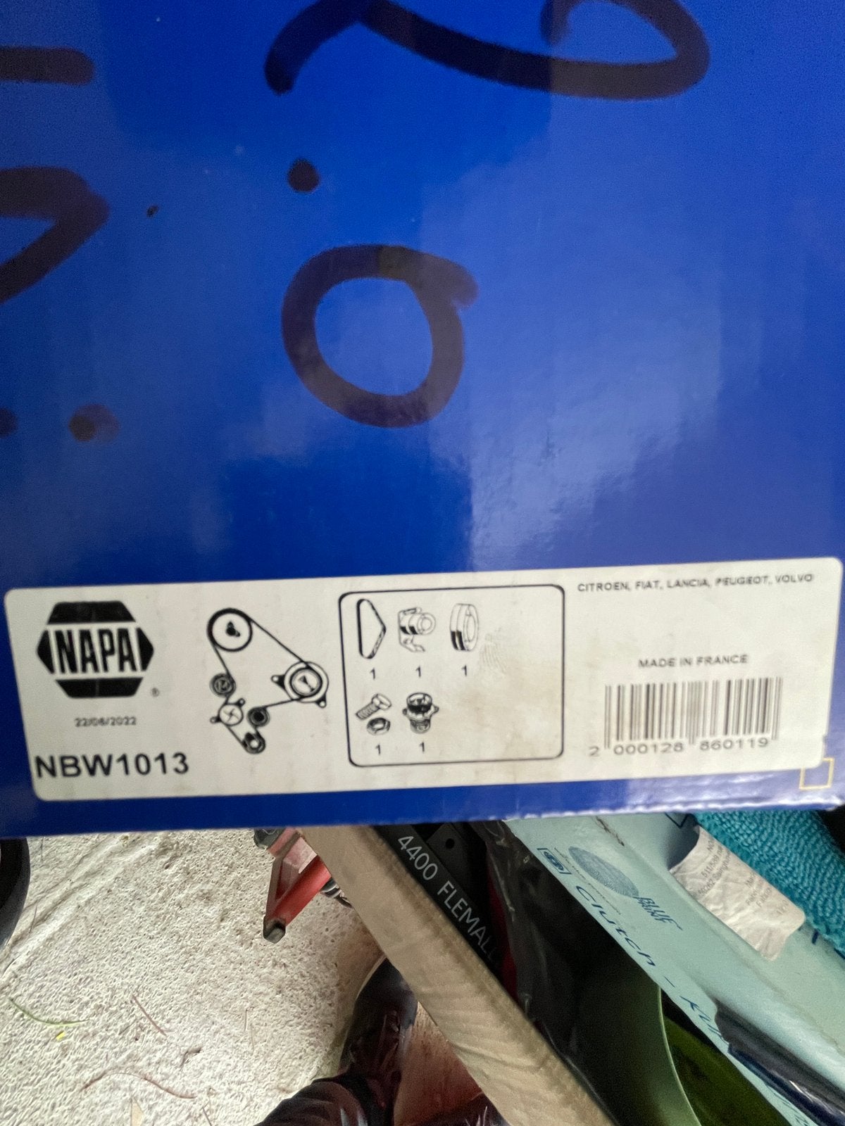 kit de distribution avec pompe à eau NAPA, Autos : Pièces & Accessoires, Enlèvement, Neuf