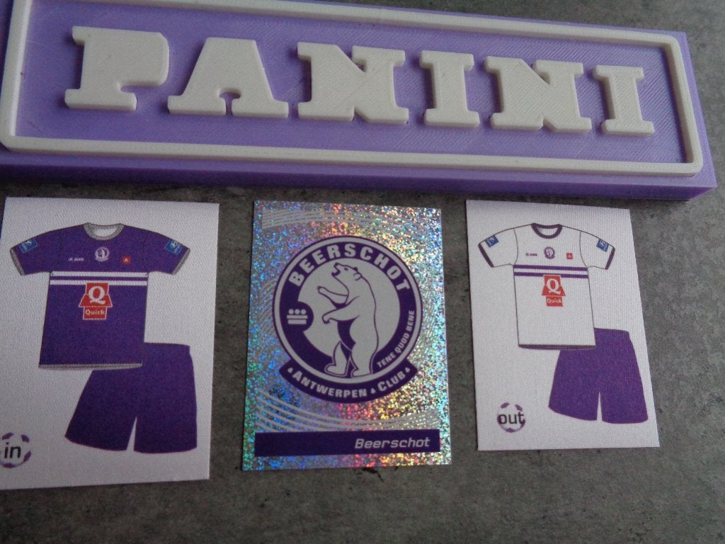 PANINI FOOTBALL 2012 BEERSCHOT 3 STICKERS voetbal PANINI, Verzenden, Nieuw