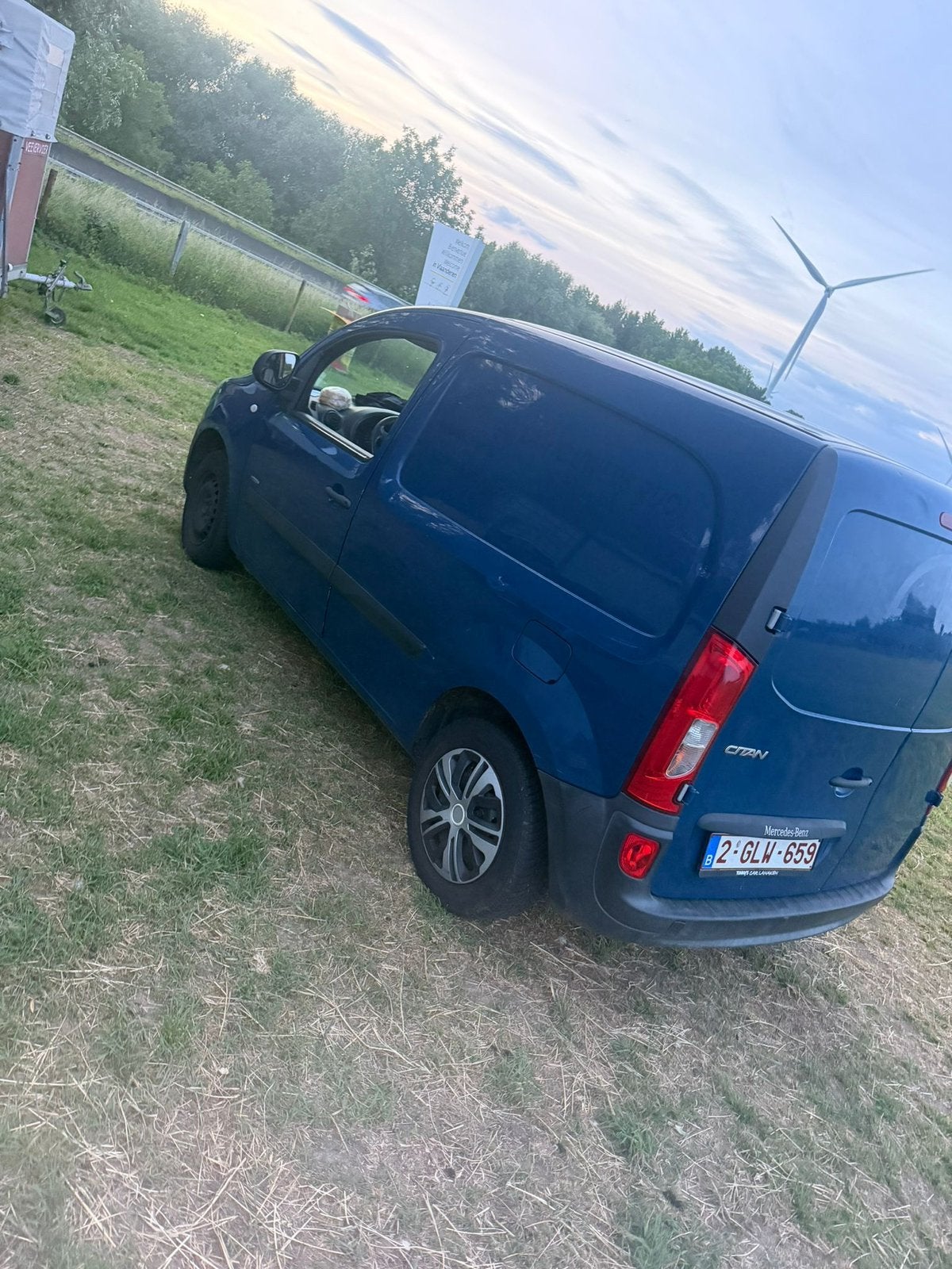 Mercedes citan, Euro 5, Zwart, Blauw, 5 deurs