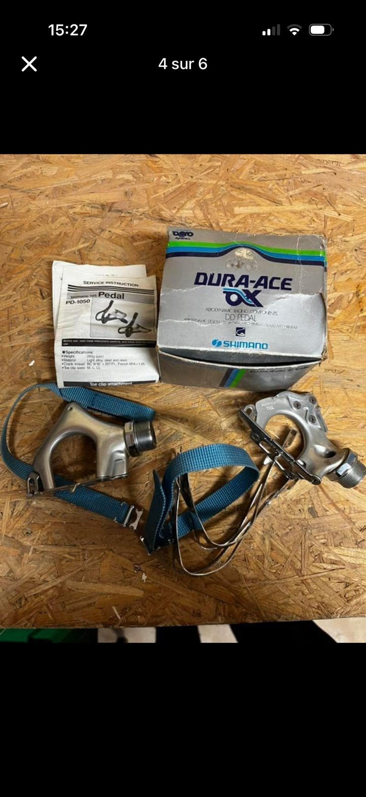 Pédales shimano dura-ace ax vintage, Enlèvement, Comme neuf