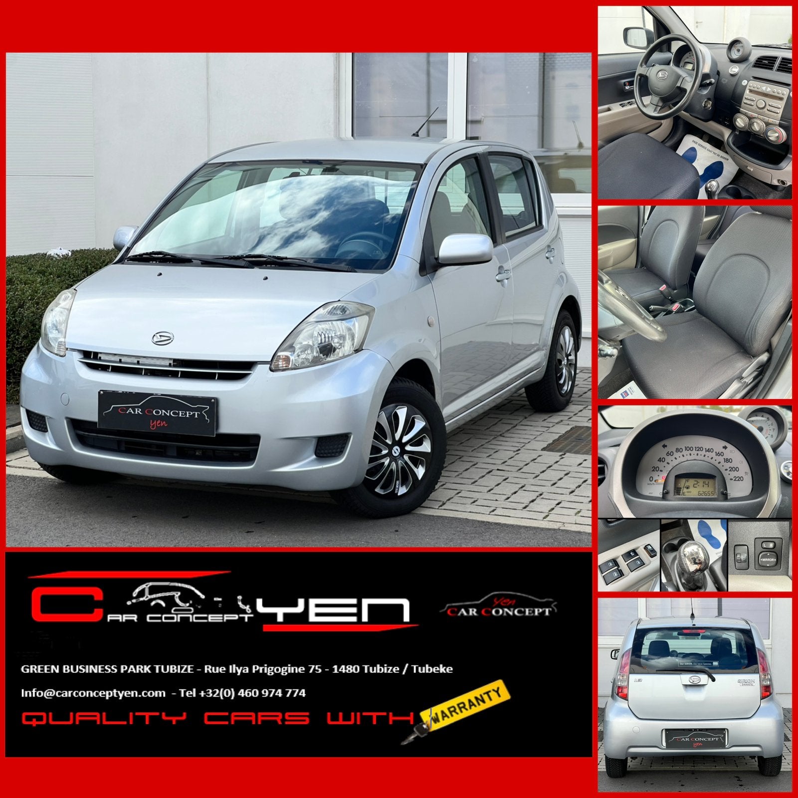 Daihatsu Sirion 1.3*Airco*Elektrische ruiten+spiegels, Auto's, Voorwielaandrijving, Stof, Zwart, 4 cilinders