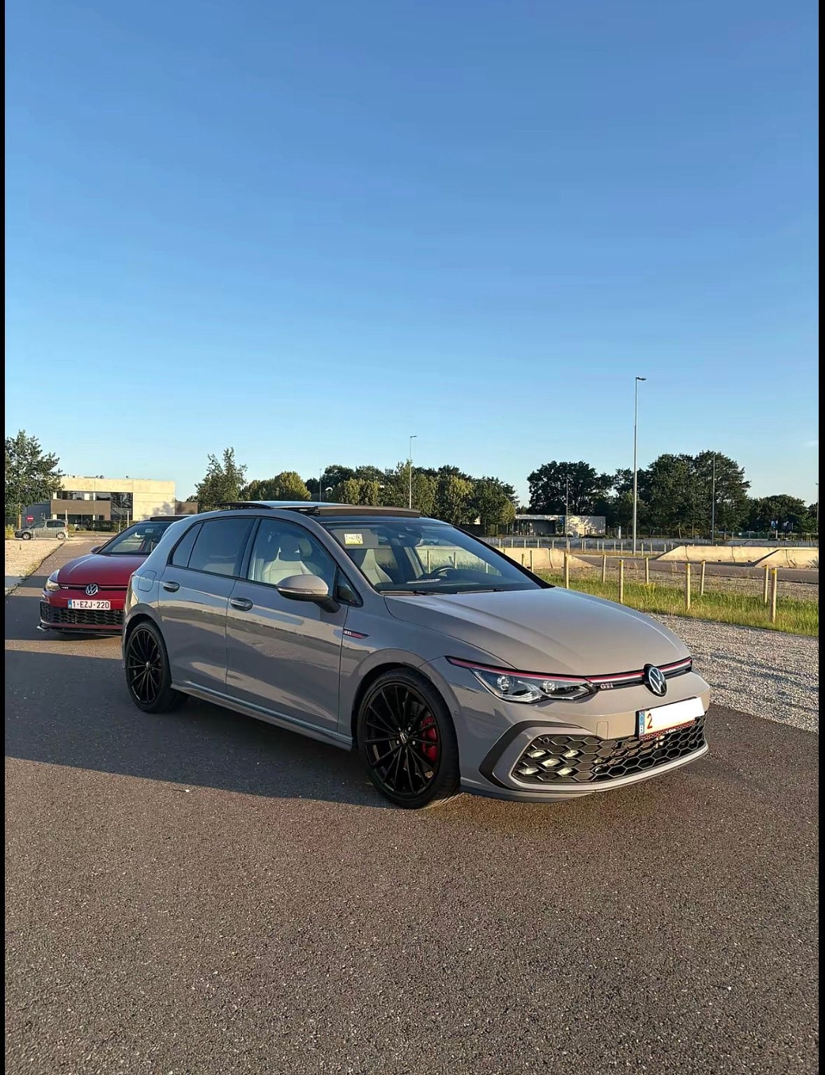 Golf 8 GTI, Auto's, Euro 6, Leder, Zilver of Grijs, Voorwielaandrijving