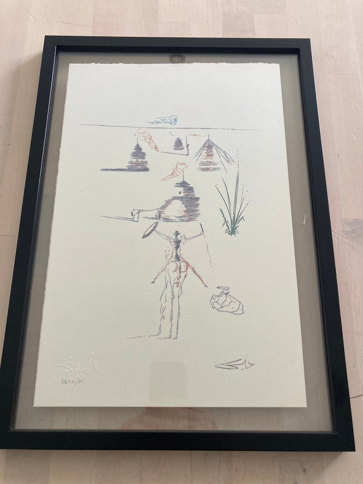Dali litho genummerd, Ophalen, Genummerd