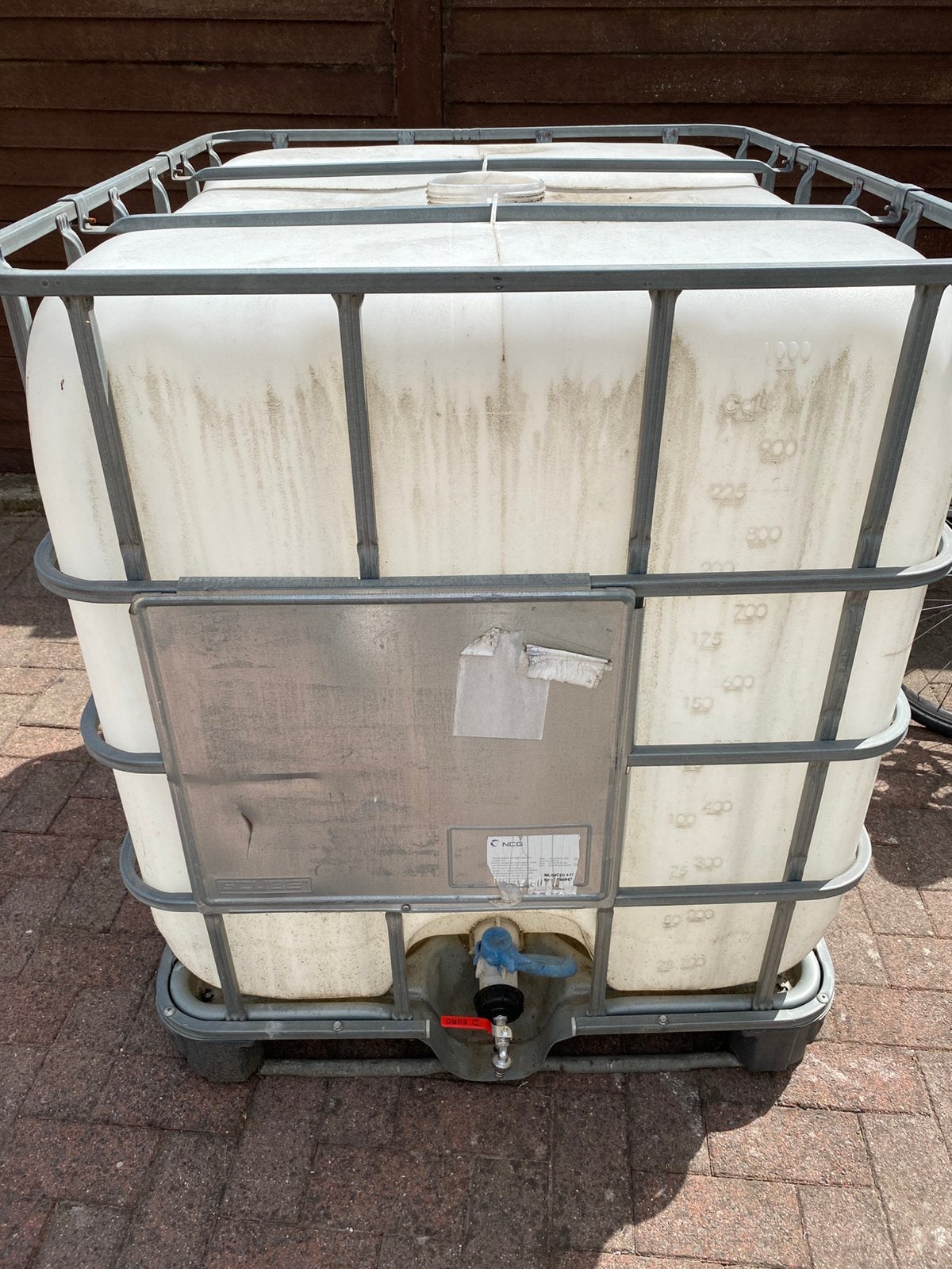 Ibc container 1000 L, Tuin en Terras, Ophalen, Zo goed als nieuw