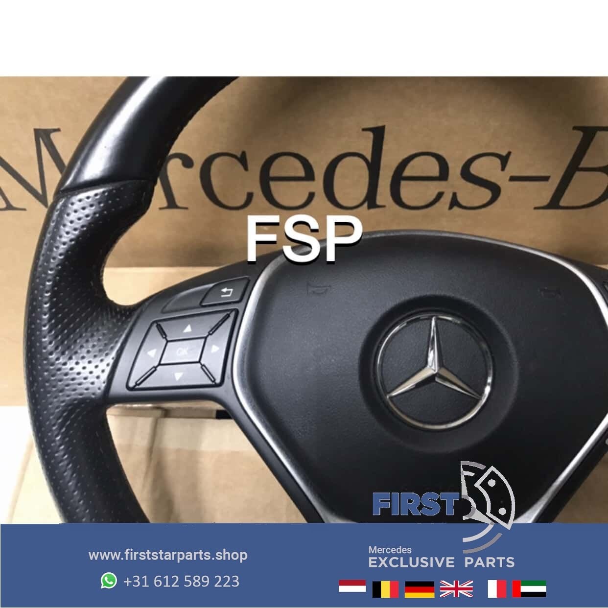 Origineel FACELIFT 2012 STUUR + AIRBAG Mercedes W204 W207 W2, Auto-onderdelen, Gebruikt, -, Ophalen of Verzenden, -