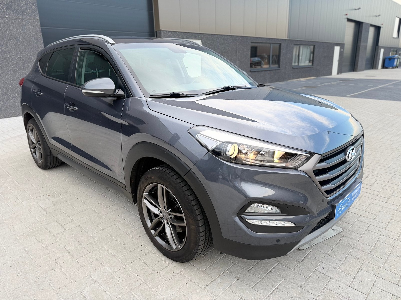 Hyundai Tucson 1.6 benzine 88.250km 2018, Autos, Alarme, Argent ou Gris, Euro 6, Entreprise