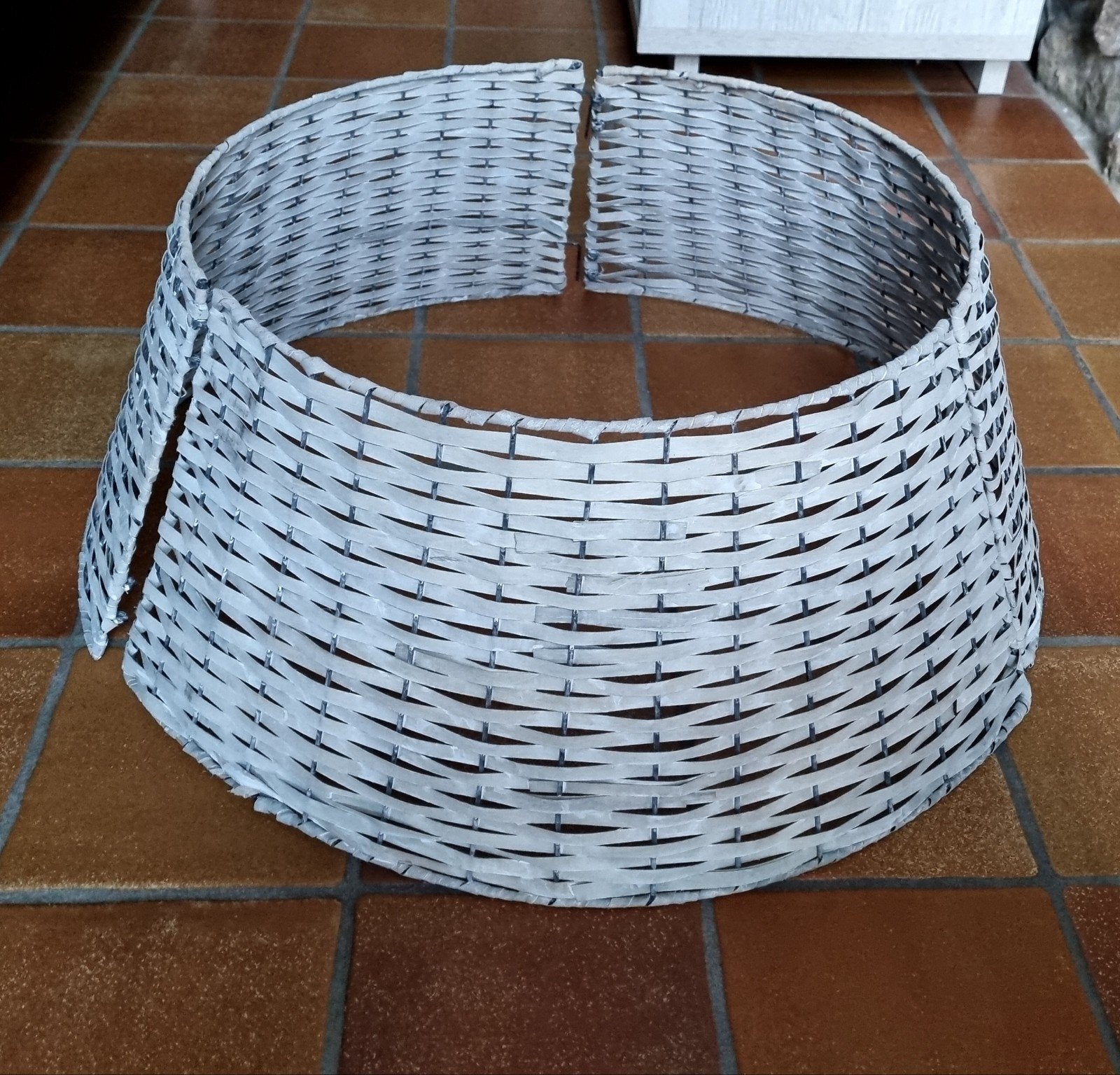 rieten mand/omtrek voor kerstboom, Ophalen, Nieuw