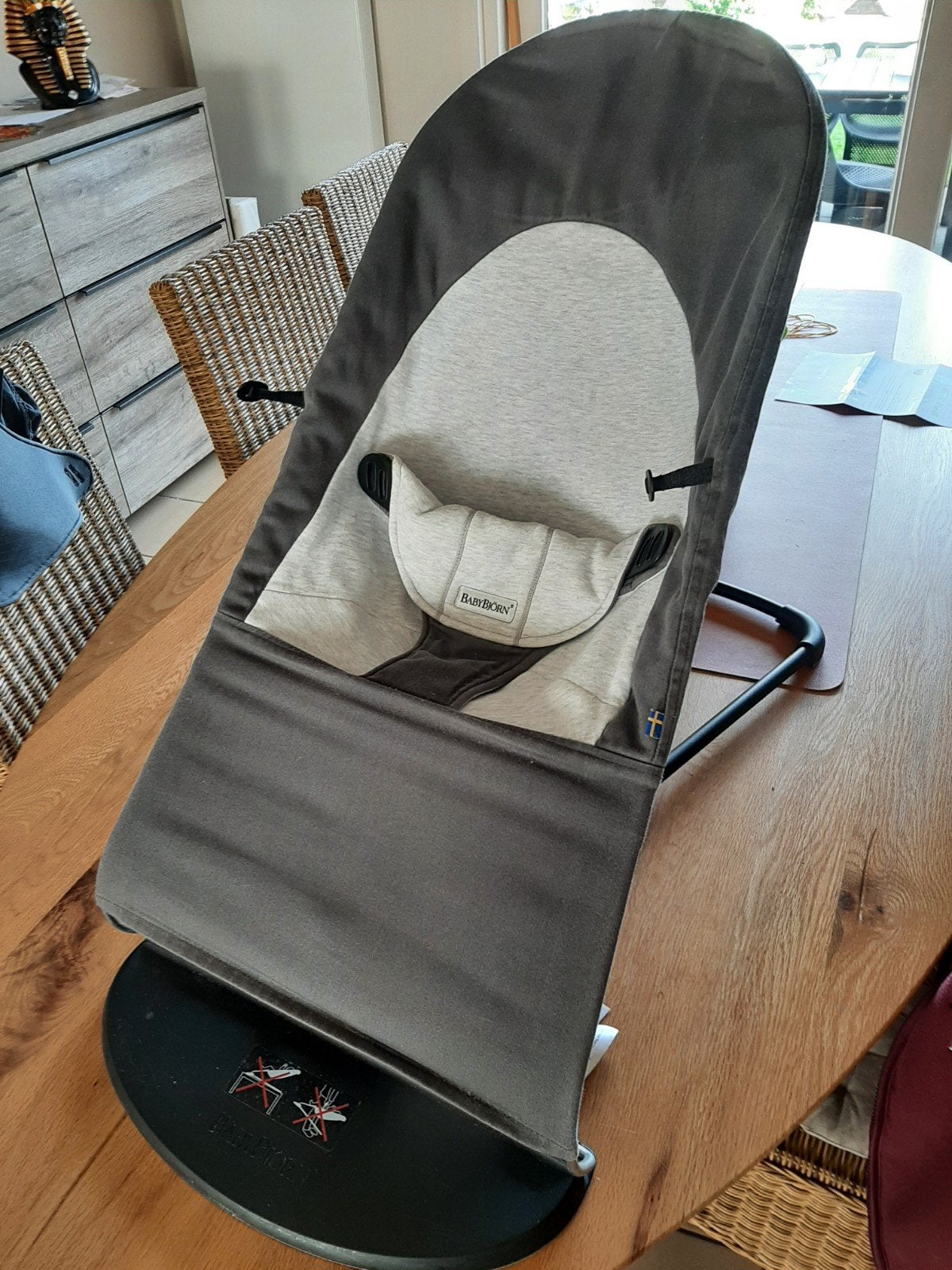 babysit babybjorn, Ophalen