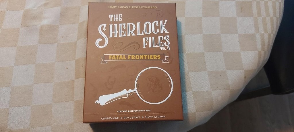 jeu de société The Sherlock Files Fatal Frontiers Lots Seal, 1 ou 2 joueurs, Enlèvement ou Envoi, Neuf