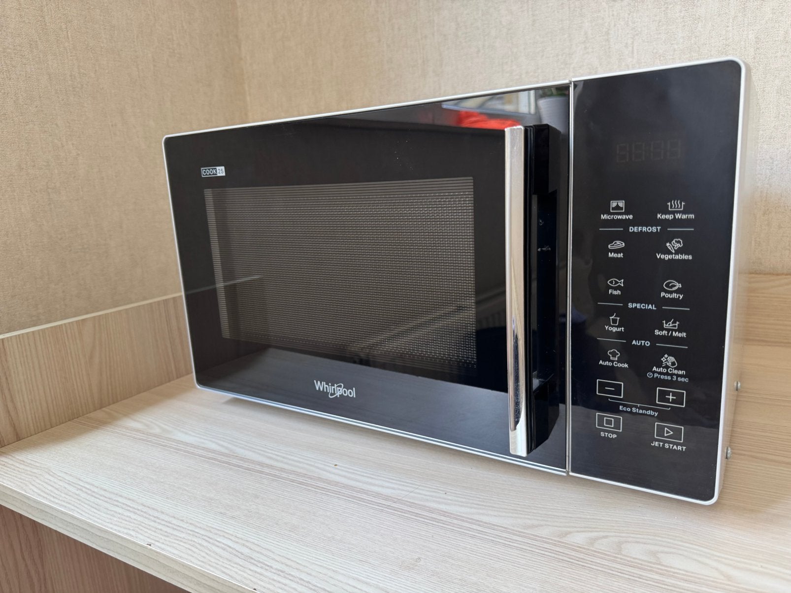 Micro-ondes Whirlpool Cook 25, Electroménager, Micro-ondes, Enlèvement, Utilisé, 45 à 60 cm, Micro-ondes