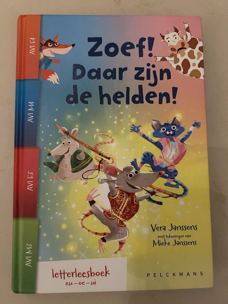Leren lezen: Leesboek Zoef! Daar zijn de helden, Boeken, Ophalen, Zo goed als nieuw, Fictie algemeen