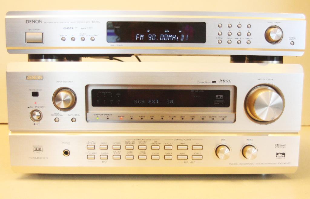 Denon AVC-A10SE Surround Versterker + Denon TU-255 Tuner, Denon, Tuner ou Radio, Comme neuf, Enlèvement