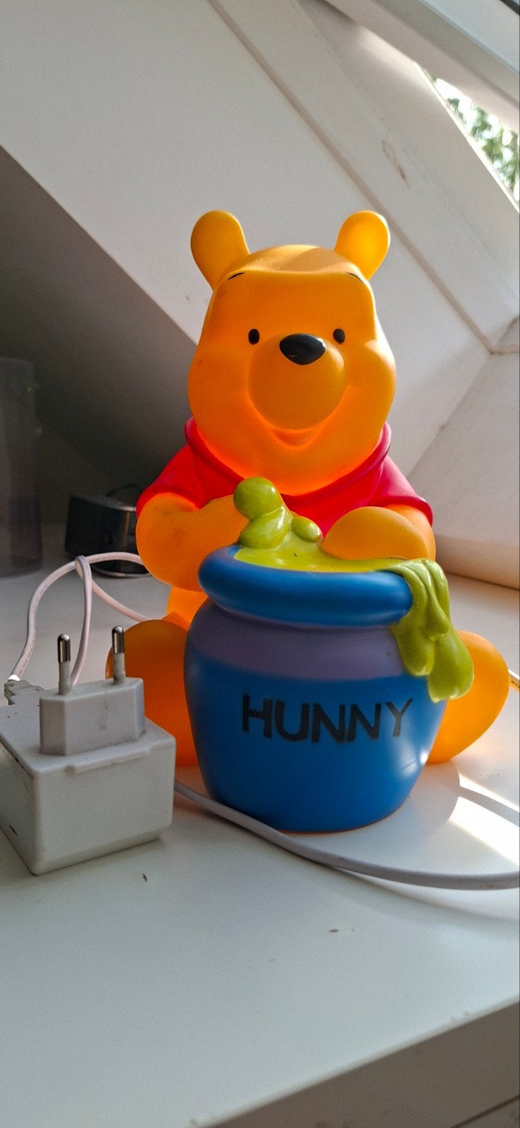 Winnie the Pooh nachtlampje, Ophalen
