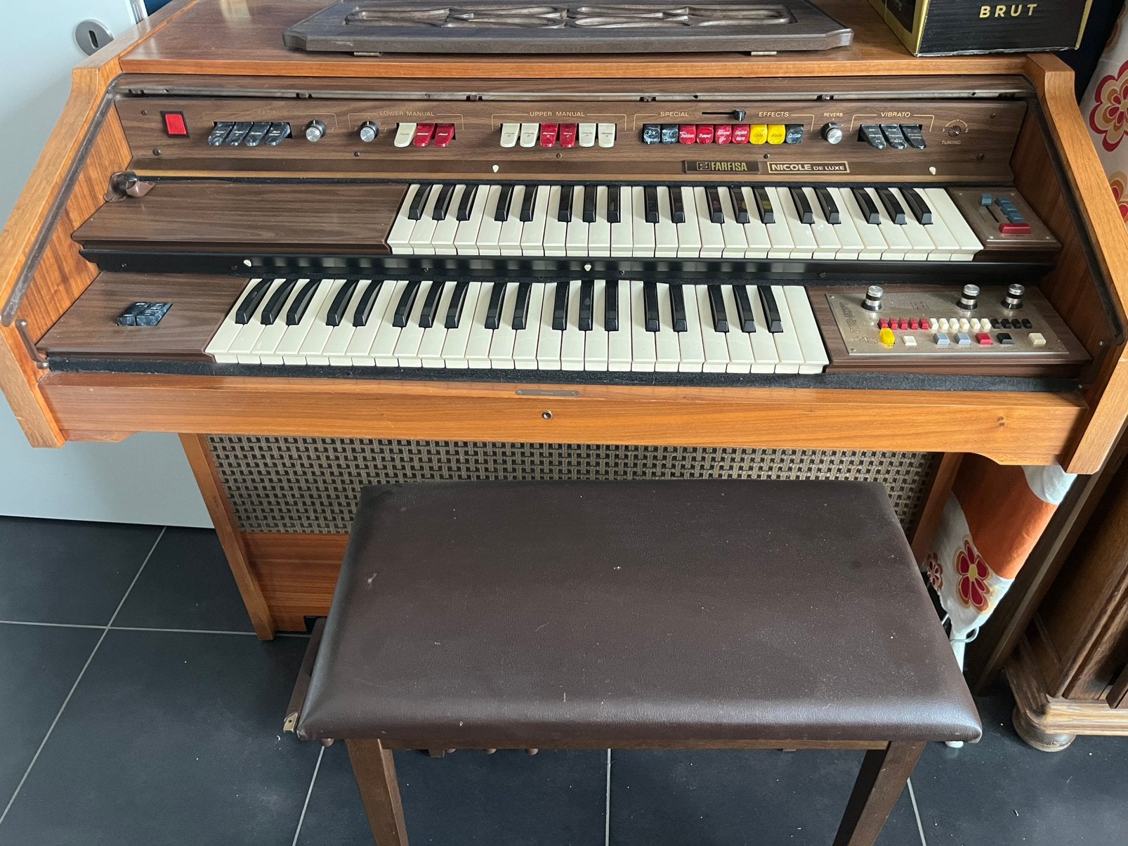 Orgel met dubbel klavier, Muziek en Instrumenten, Orgels, Ophalen, Zo goed als nieuw, Orgel