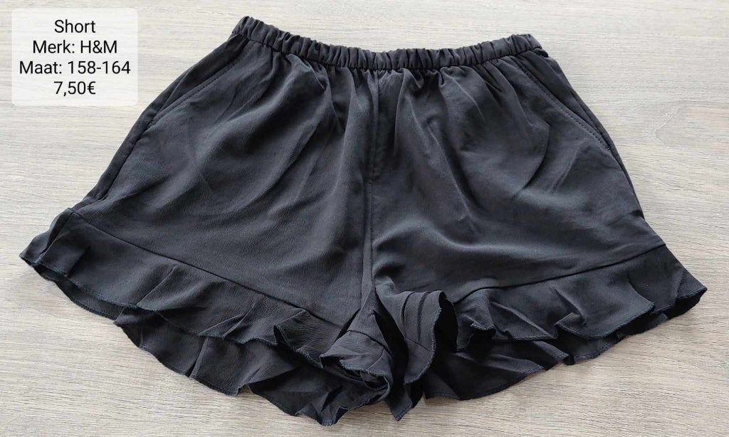Short meisje: H&M maat 158 - 164 (NIEUW + LABEL), Kinderen en Baby's, Broek, Meisje, H&M, Nieuw