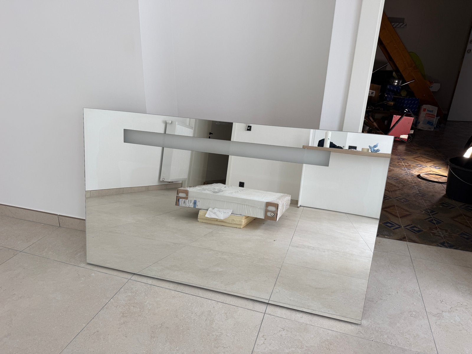 Miroir de salle de bain, Maison & Meubles, Accessoires pour la Maison | Miroirs, Moins de 100 cm, Enlèvement, Utilisé, Rectangulaire