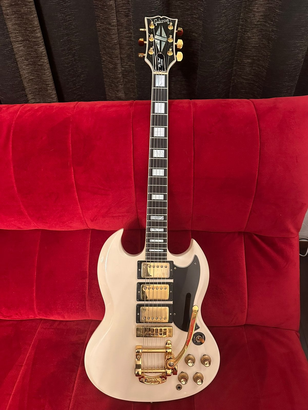 Gibson Sg custom 1979 white refin, Muziek en Instrumenten, Ophalen of Verzenden, Zo goed als nieuw, Gibson
