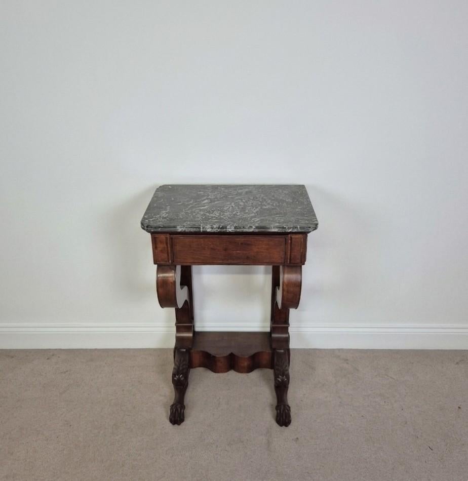 Antieke console, Ophalen