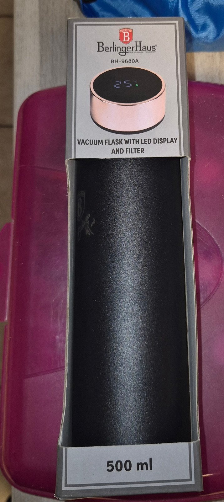 Thermosbeker met extra warmte, Ophalen