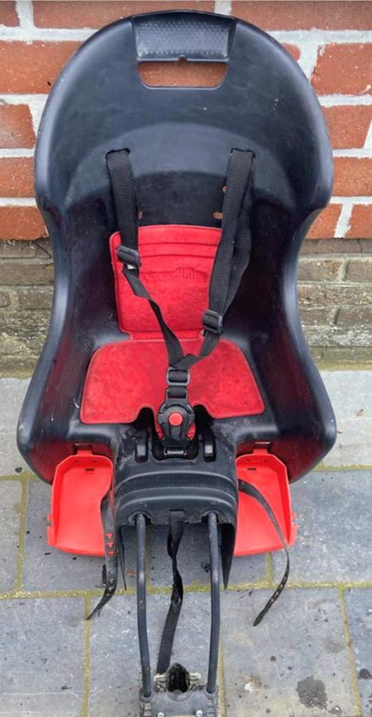 Fietsstoeltje Polisport Boodie, Ophalen, Achterzitje, Voetsteuntjes, 9 t/m 18 kg