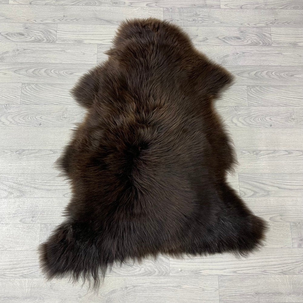 Schapenvacht hond en kat bruin wit 105x85cm | Lederstore, Autres marques, Enlèvement ou Envoi, Neuf, Autres types