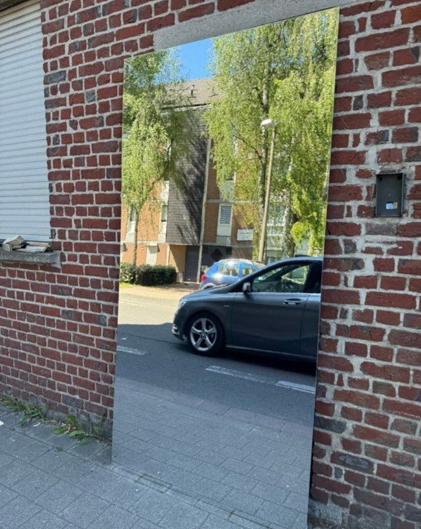 PVC-paneel met spiegeleffect, Ophalen, Zo goed als nieuw