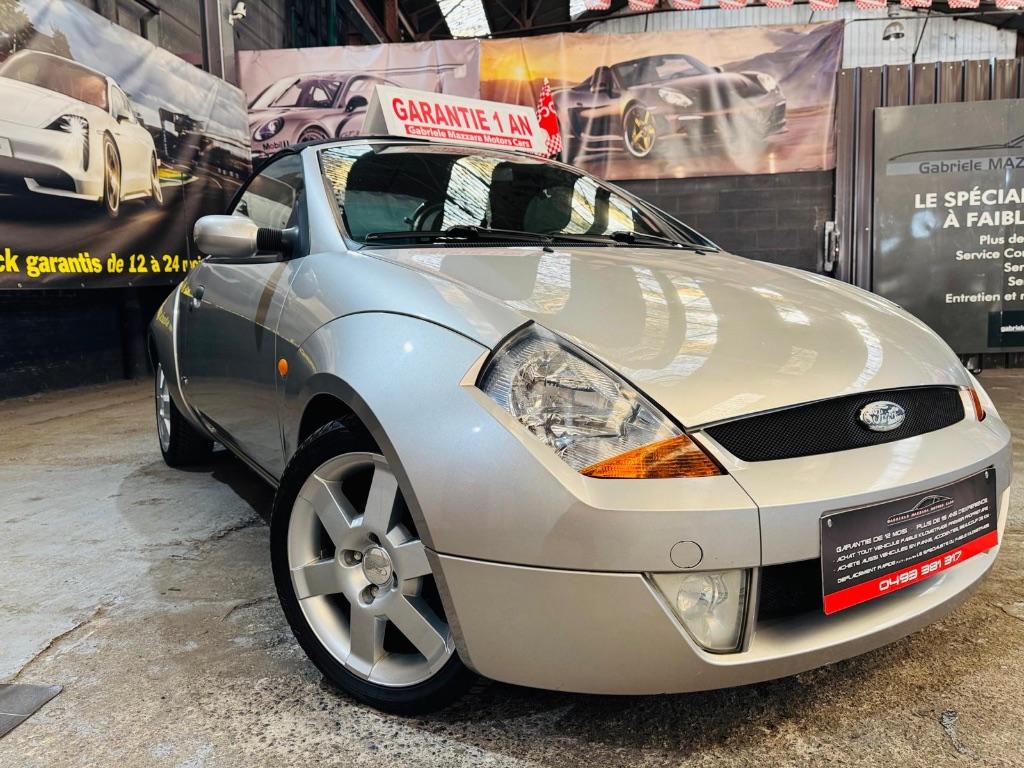 Ford StreetKa 1.6i Cabriolet leer J.A., Auto's, Metaalkleur, Cabriolet, Leder, Bedrijf